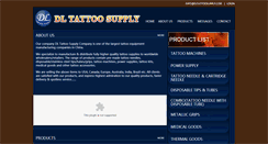 Desktop Screenshot of dltattoosupply.com